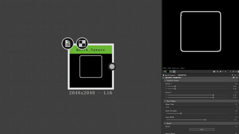 Quick Square - Substance Designer Custom Node