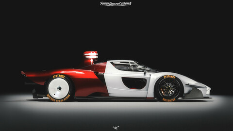 Ferrari Enzo Longtail Custom 3D model