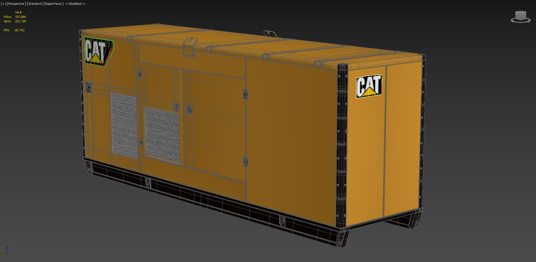 Artstation Diesel Generators 02 3d Model Resources 1235