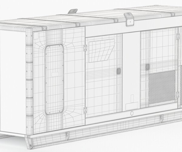 Artstation Diesel Generators 02 3d Model Resources 6502