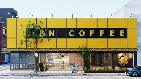 Exterior Cafe Design 01