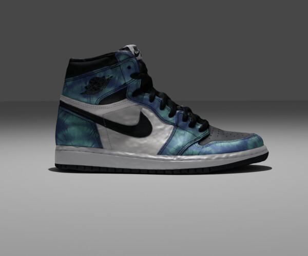 wmns j 1 retro high tie dye