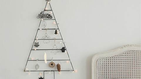 Steel Frame Christmas Wall Tree