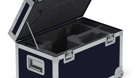 Flight Cases Big Open 01 3d Model