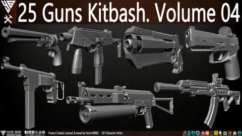 25 Guns Kitbash Volume 04