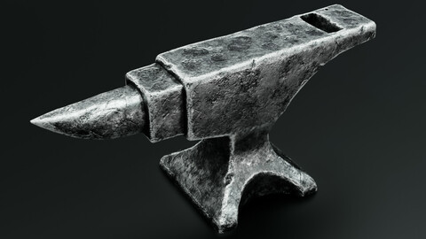 ANVIL PBR Low Poly Game ready Low-poly 3D model