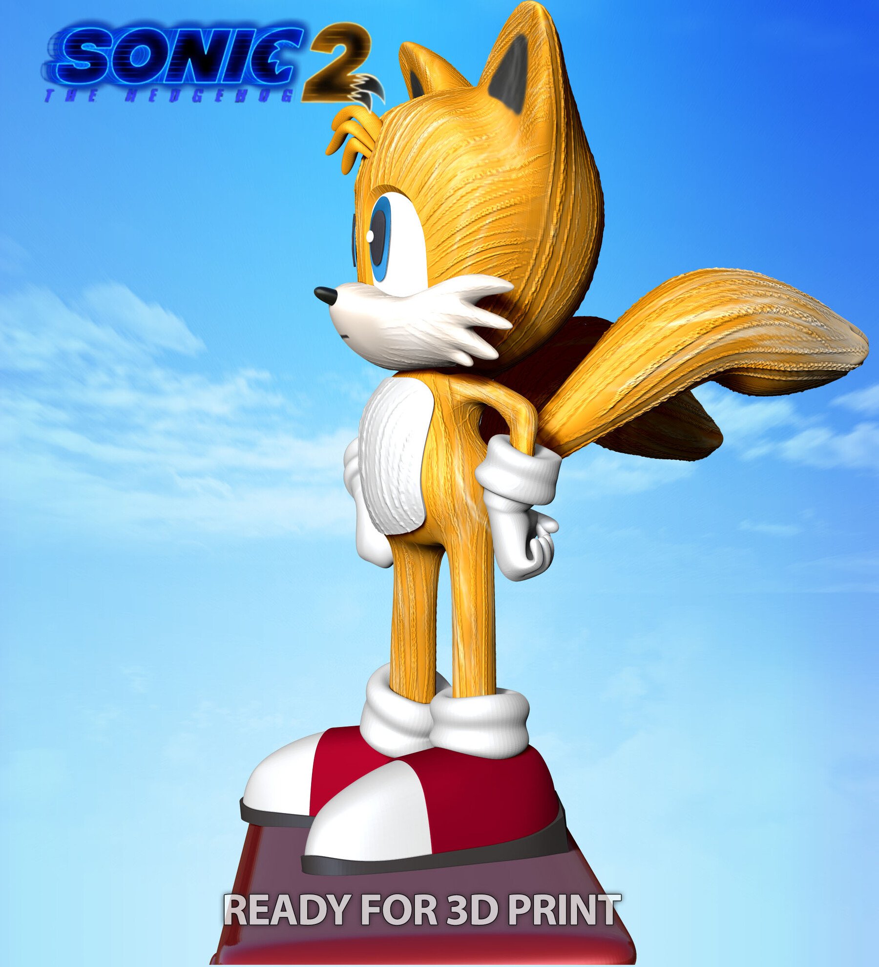 ArtStation - Tails Character - Sonic Movie 2