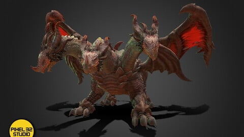 Fantasy Creature - Battle Dragon