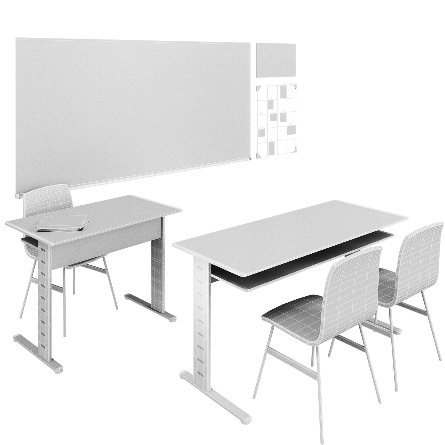 ArtStation class school classromm student teacher desk kindergarten