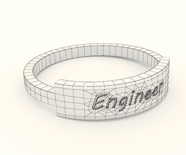 ArtStation - Engineer Ring Female Silver | Resources