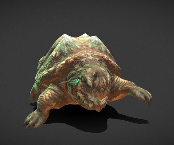 ArtStation - Fantasy Creature - Battle Turtles | Game Assets