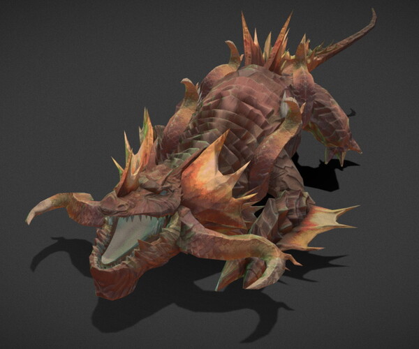 ArtStation - Fantasy Creature - Crocodile | Game Assets