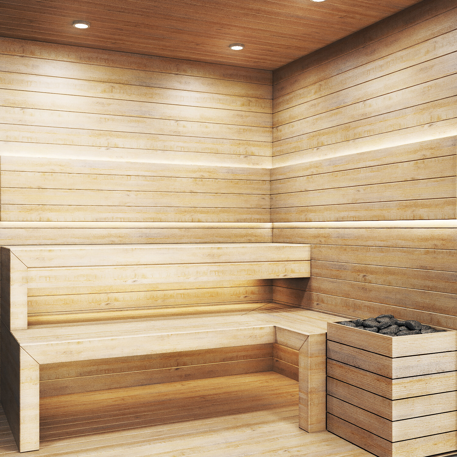 Steam dry sauna фото 60