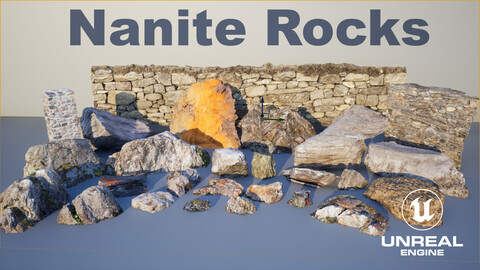 Nanite Rocks for UE5