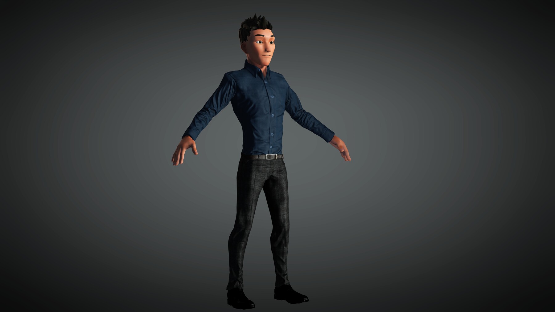 Artstation - Cartoon Man 2 Character 3d Yound -- High-quality Fantasy 