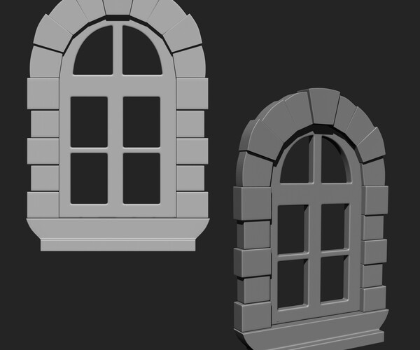 ArtStation - Wooden Window IMM Brush Pack 21 in One | Brushes