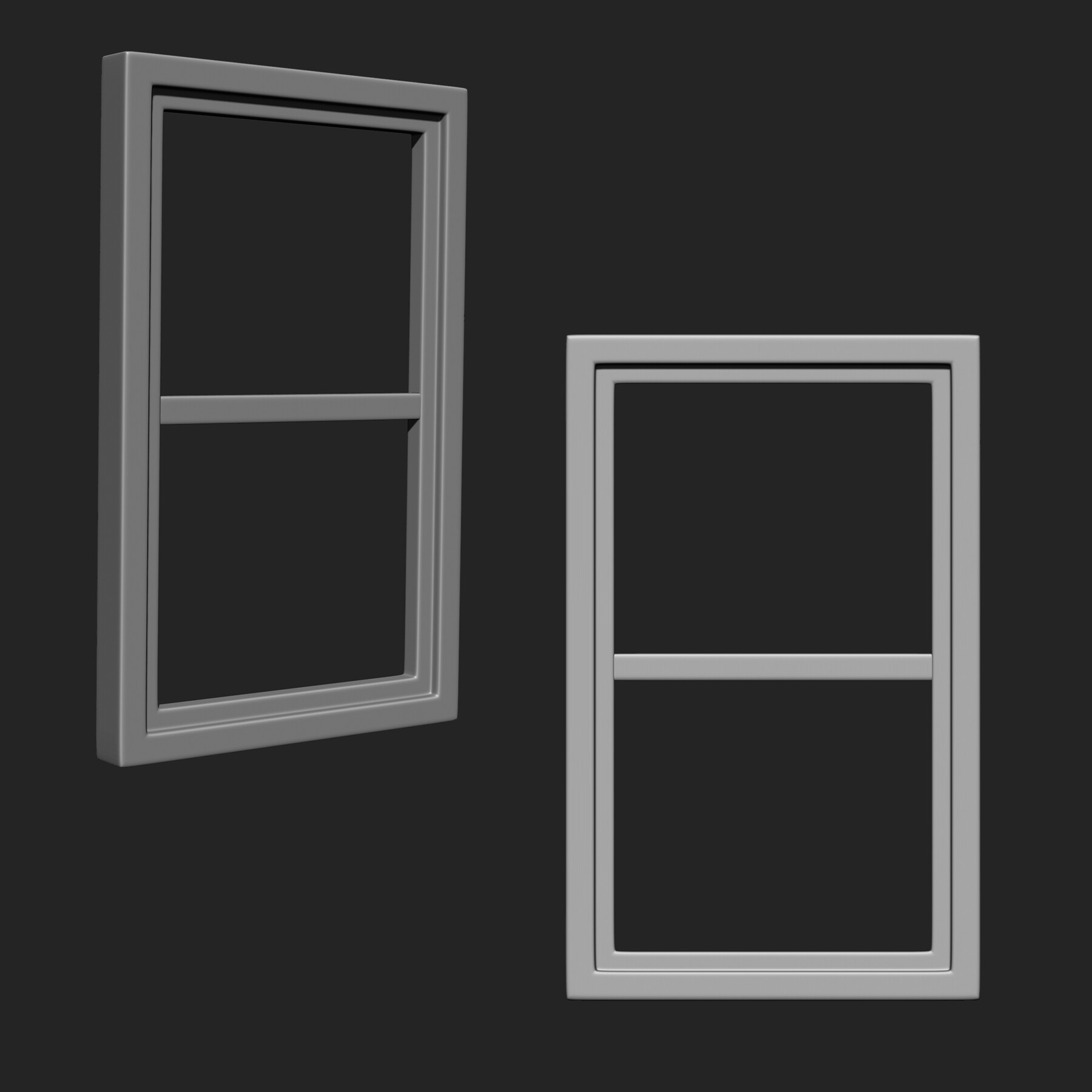 ArtStation - Wooden Window IMM Brush Pack 21 in One | Brushes