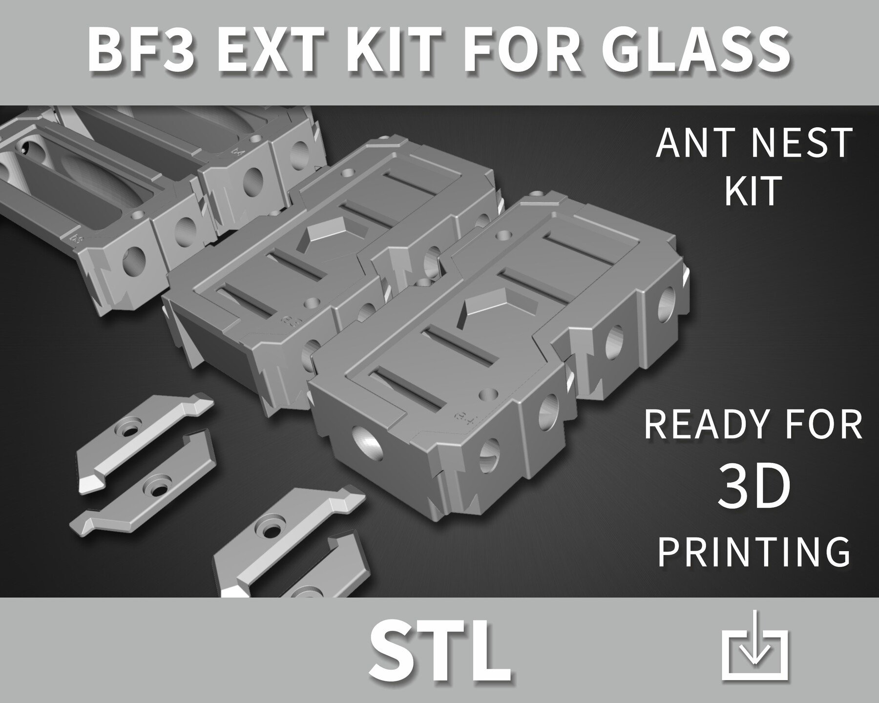 Ant Nest Small V3 With Temperature and Humidity Sensors Multiple Color  Options 3D Printed Formicarium by Black Ant Creation 