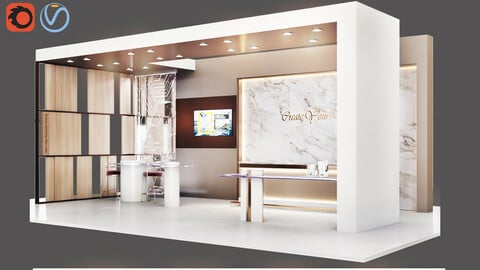 exhibition showroom kiosk booth