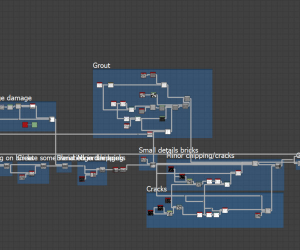 ArtStation - Procedural Brick Material - Substance Designer | Game Assets