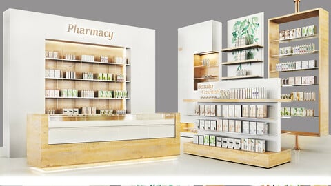 Pharmacy-Cosmetics drugstore store mall shop