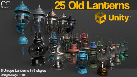 Aren Old Lanterns – Unity package