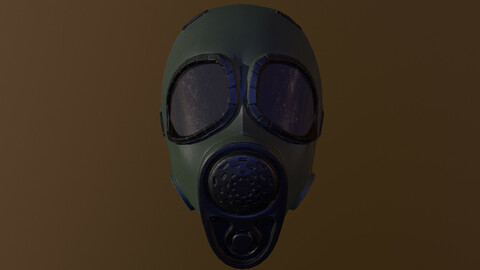 Stalker GasMask - Game Ready Low-poly 3D model