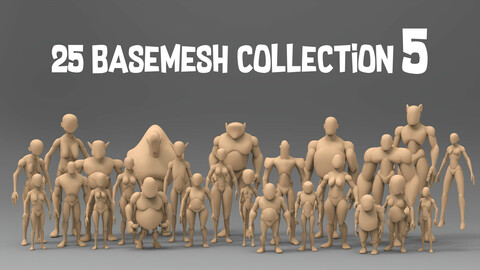 25 Basemesh collection 5