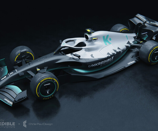 ArtStation - F1 2022 Concept + livery design template // Blender 2.8x ...