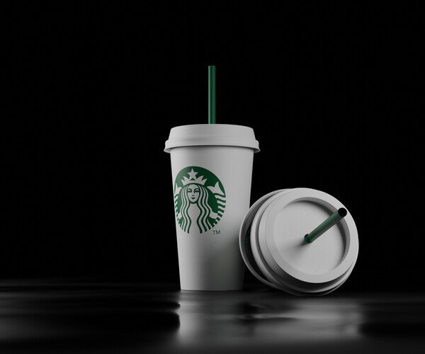 ArtStation Starbucks Coffee Cup Game Assets