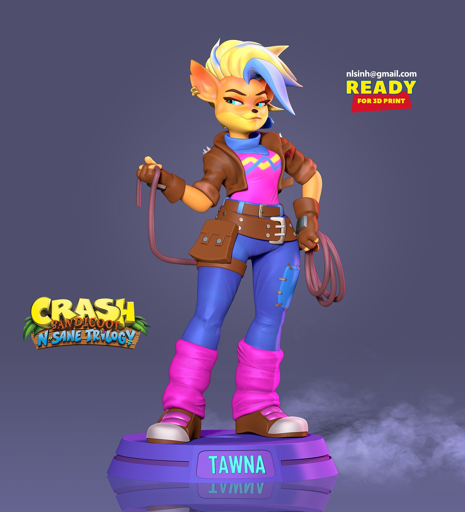 Artstation Tawna Crash Bandicoot Fanart Resources