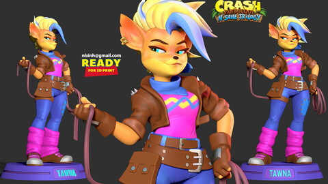 Tawna - Crash Bandicoot Fanart