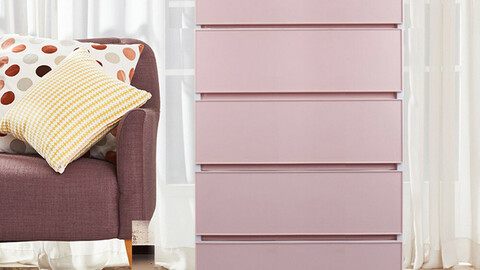 Color story wide chest of drawers 5 steps