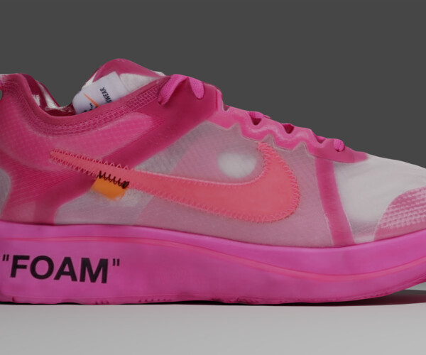 off white pink nikes