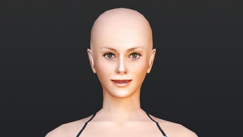 Female 1 - WITH 30 ANIMATIONS-36 MORPHS