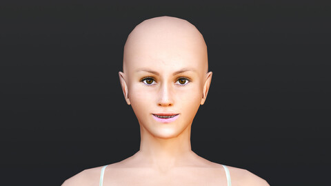 Female 2 - WITH 30 ANIMATIONS-36 MORPHS