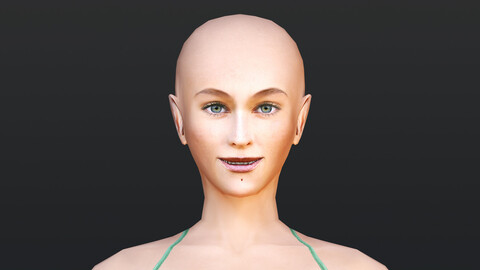 Female 4 - WITH 30 ANIMATIONS-36 MORPHS
