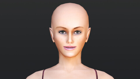 Female 5 - WITH 30 ANIMATIONS-36 MORPHS