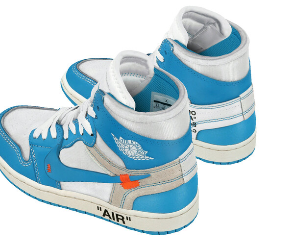 jordan x off white blue price