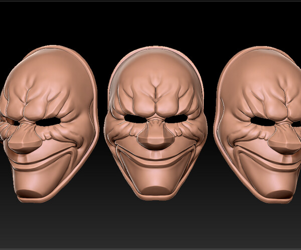 ArtStation - Masks 02 I PAYDAY 3