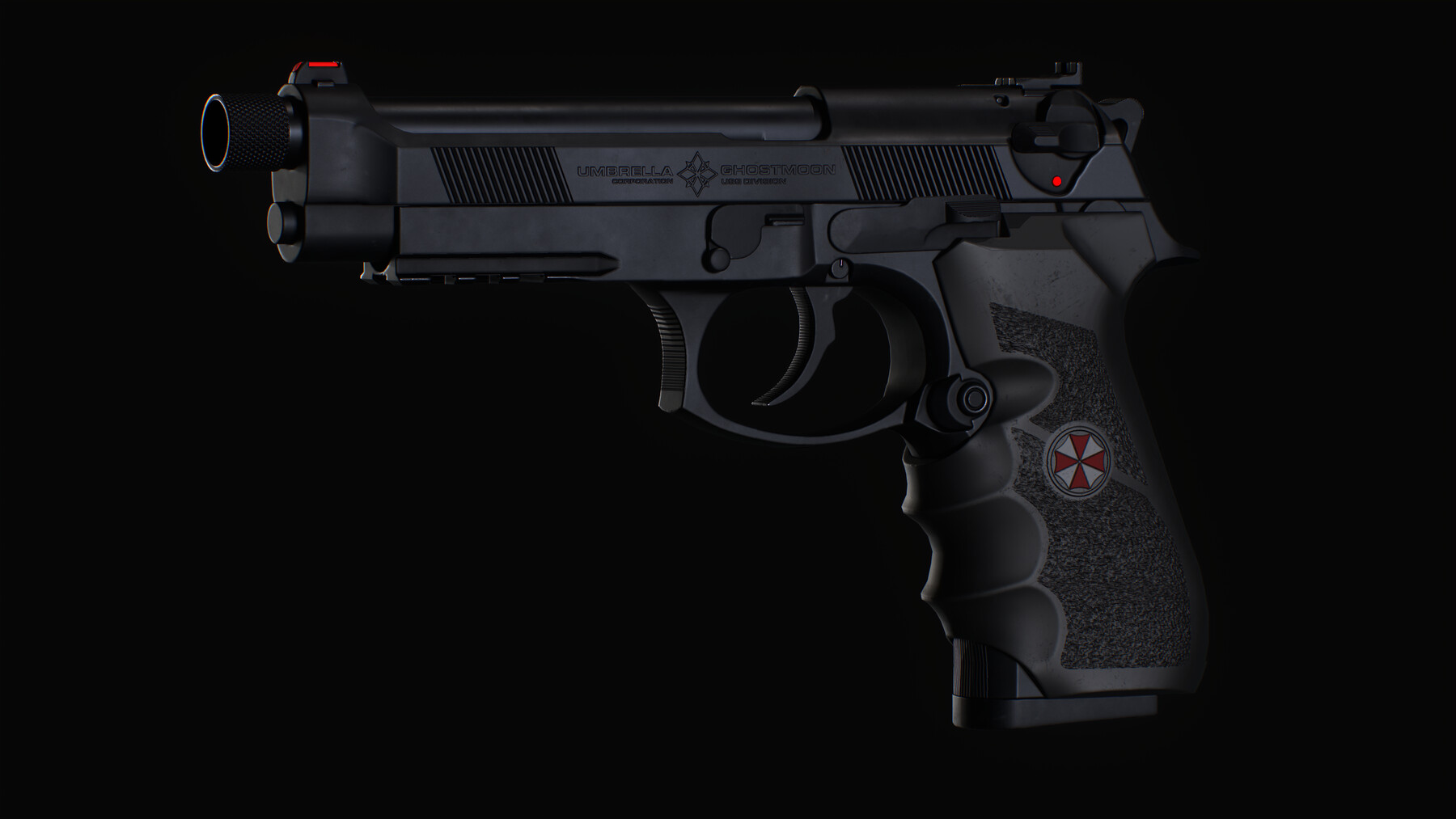 ArtStation - Ghostmoon - Resident Evil Custom Beretta | Game Assets