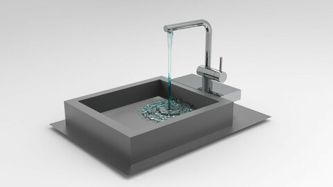 water simulation 3D (animated)