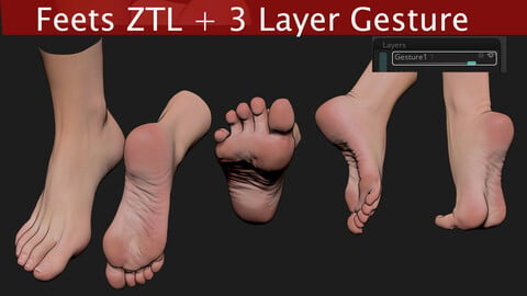 Feet ZTL + 3 Gesture Layer
