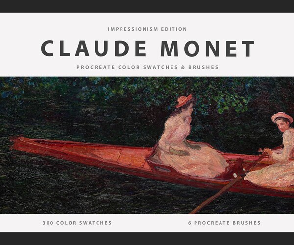 ArtStation - Claude Monet's Procreate Kit | Brushes