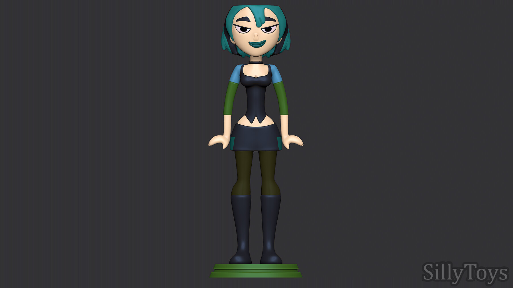 ArtStation - Gwen - Total Drama 3D print model | Resources