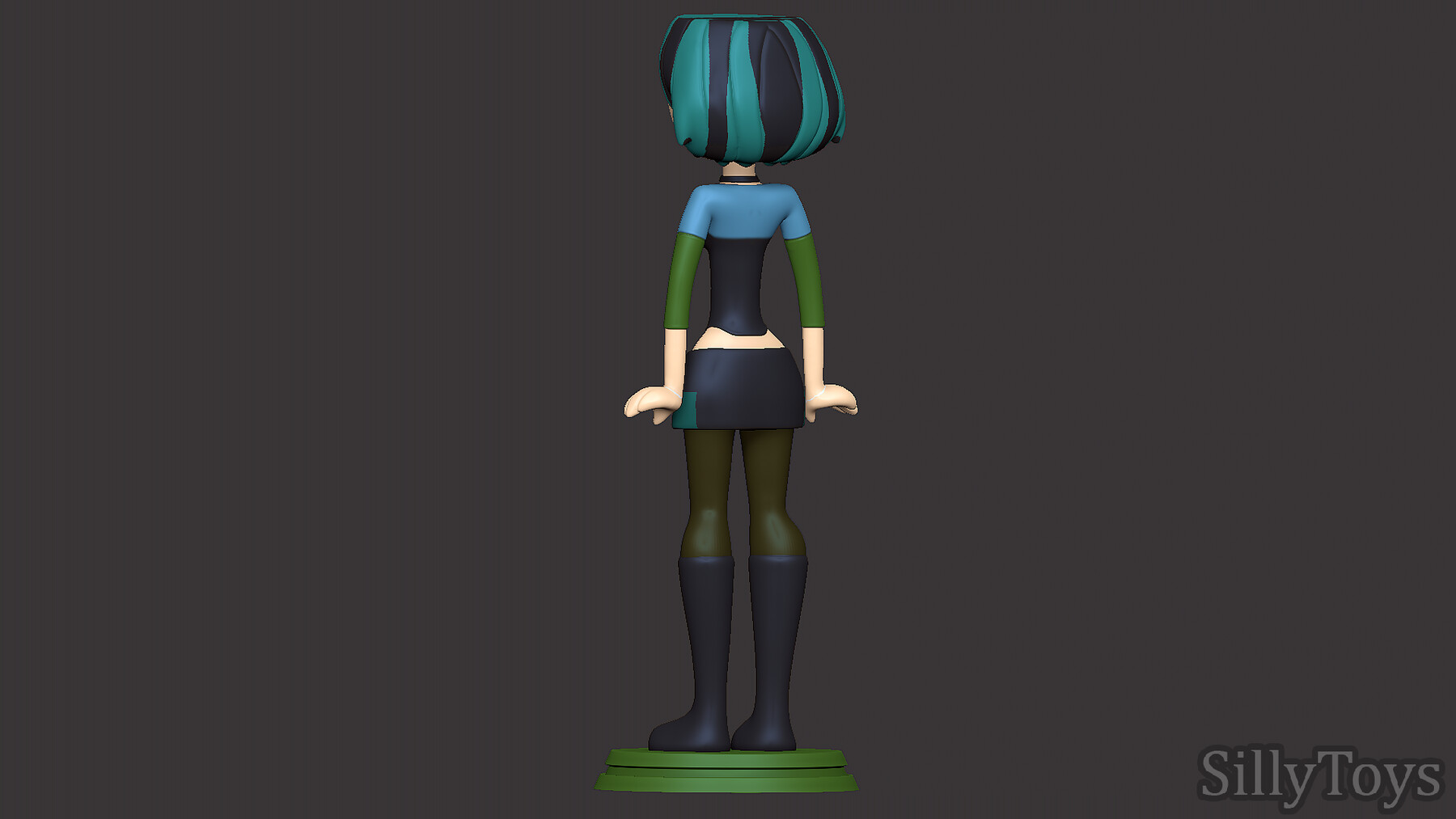 Gwen from Total Drama (3D) its_angelaworld - Illustrations ART street