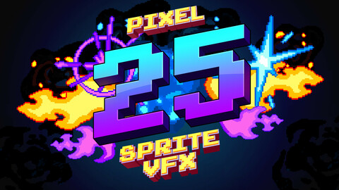 25 Pixel Sprite effects