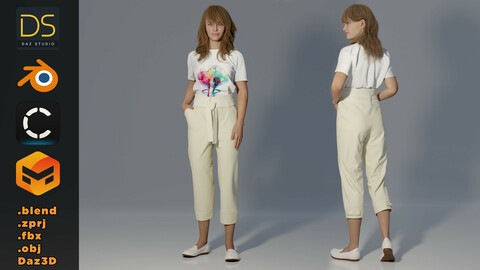 Gran Outfit. Daz3D / Clo3D / Blender / Obj / Fbx