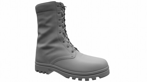 Army Boots High Poly (ZTL/OBJ)