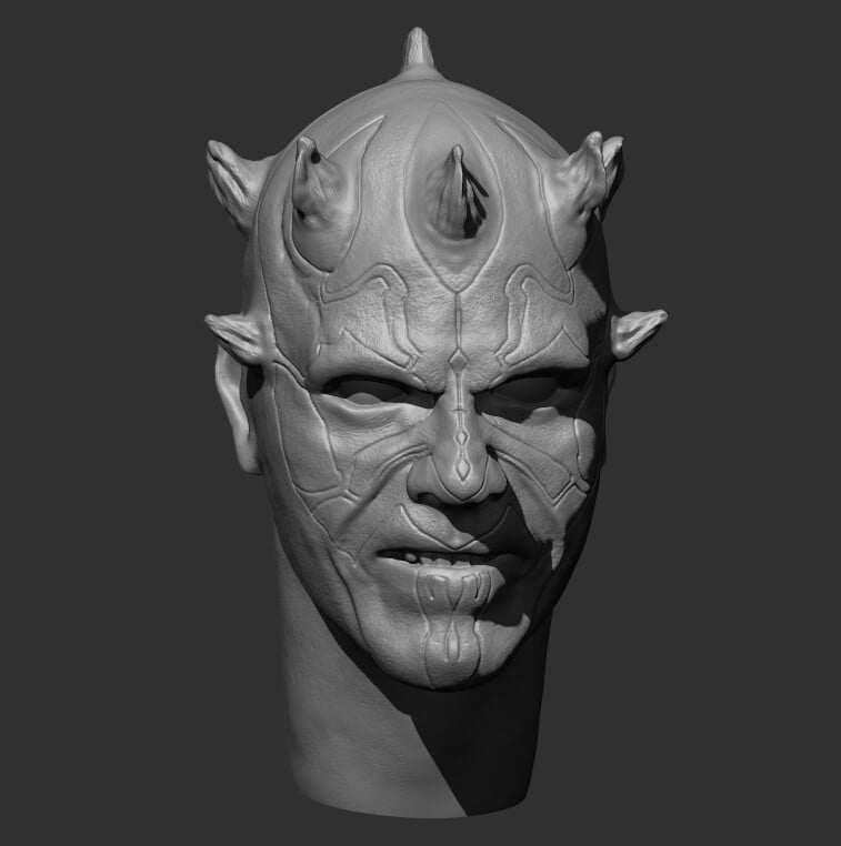 ArtStation - Darth maul head (siege of mandalore) READ NOTES FOR ...